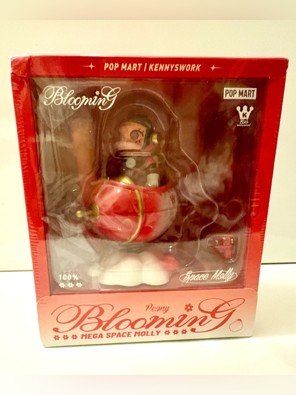 Factory Sealed MEGA SPACE MOLLY 100% Blooming Peony by Kenny Wong!